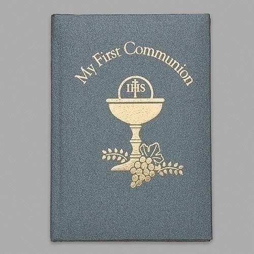 My First Communion Missal: black Mother of Pearl padded cover