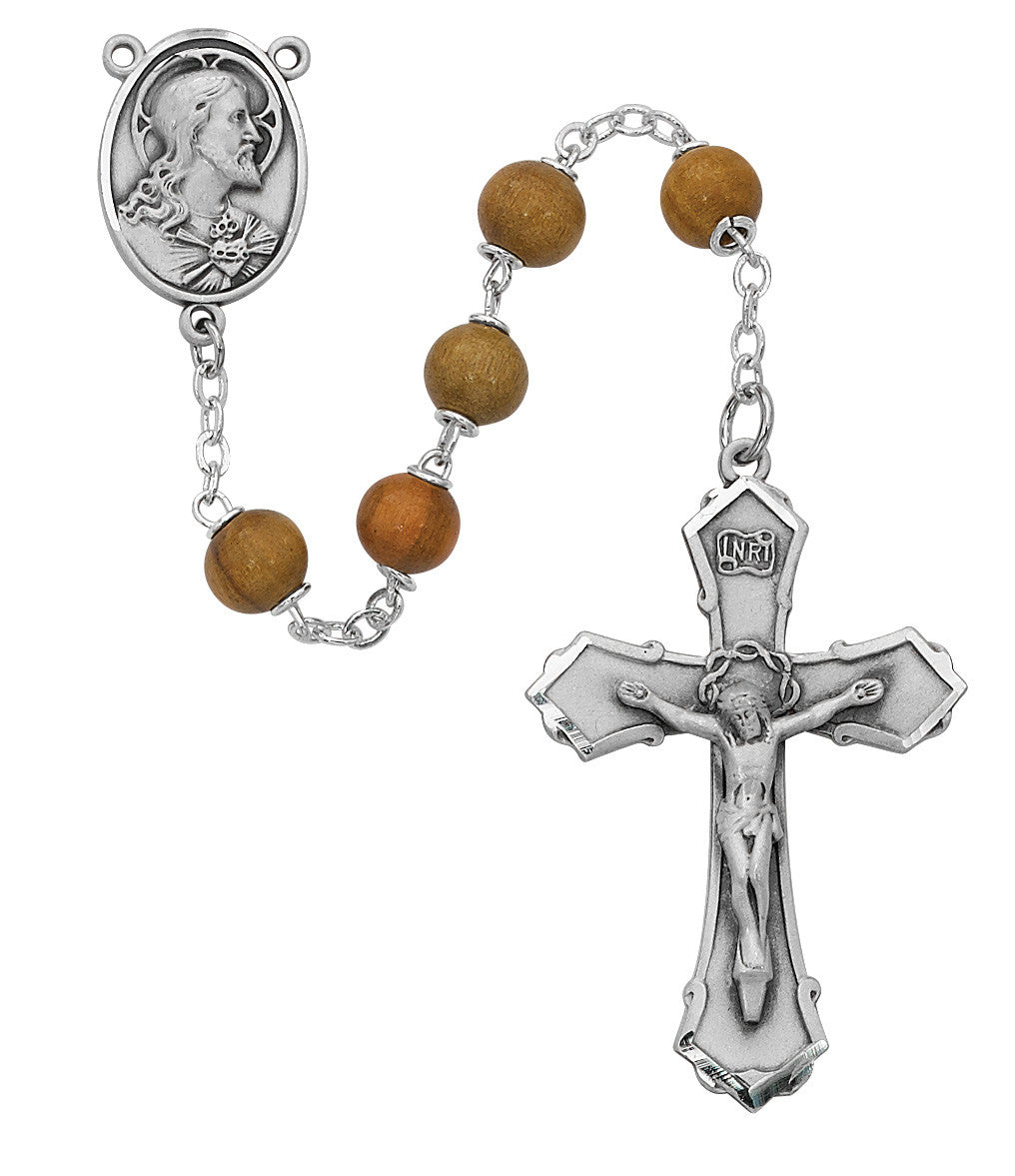 Olivewood Rosary, 7mm beads