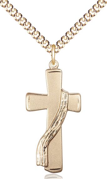 Deacon's Cross medal 60352, Gold Filled