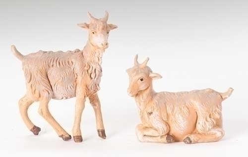 Goats, 2 pc set, 5" scale