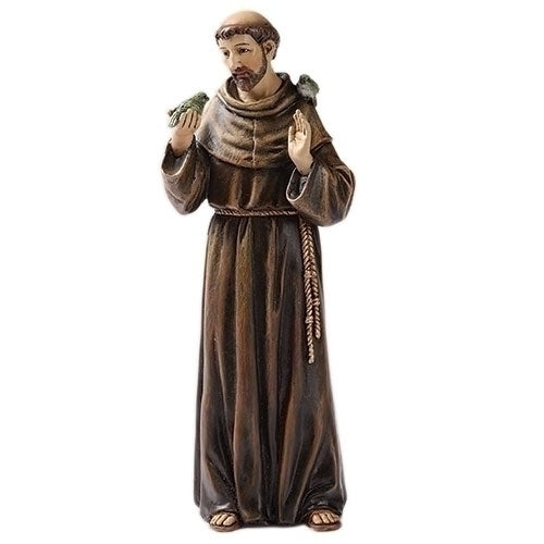 St. Francis statue, 6.25" tall