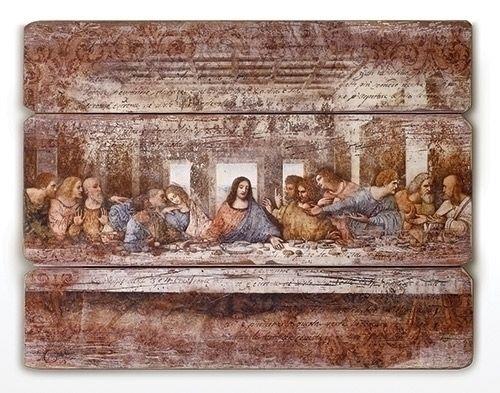 Last Supper plaque, 26" wide