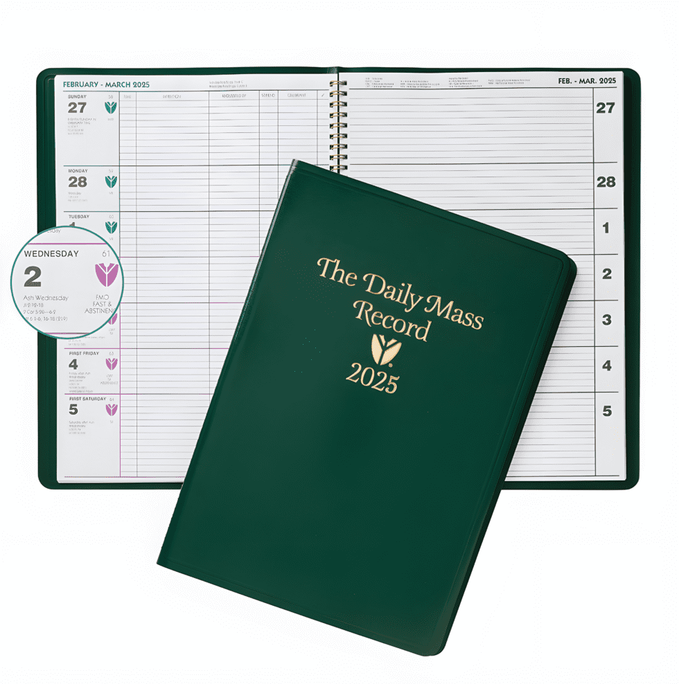 2025 Daily Mass Record Book