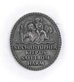 St. Christopher Visor Clip