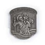 St. Christopher Visor Clip