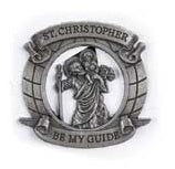 St. Christopher Visor Clip