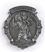 St. Christopher Visor Clip