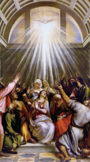 Holy Spirit Prayer Card