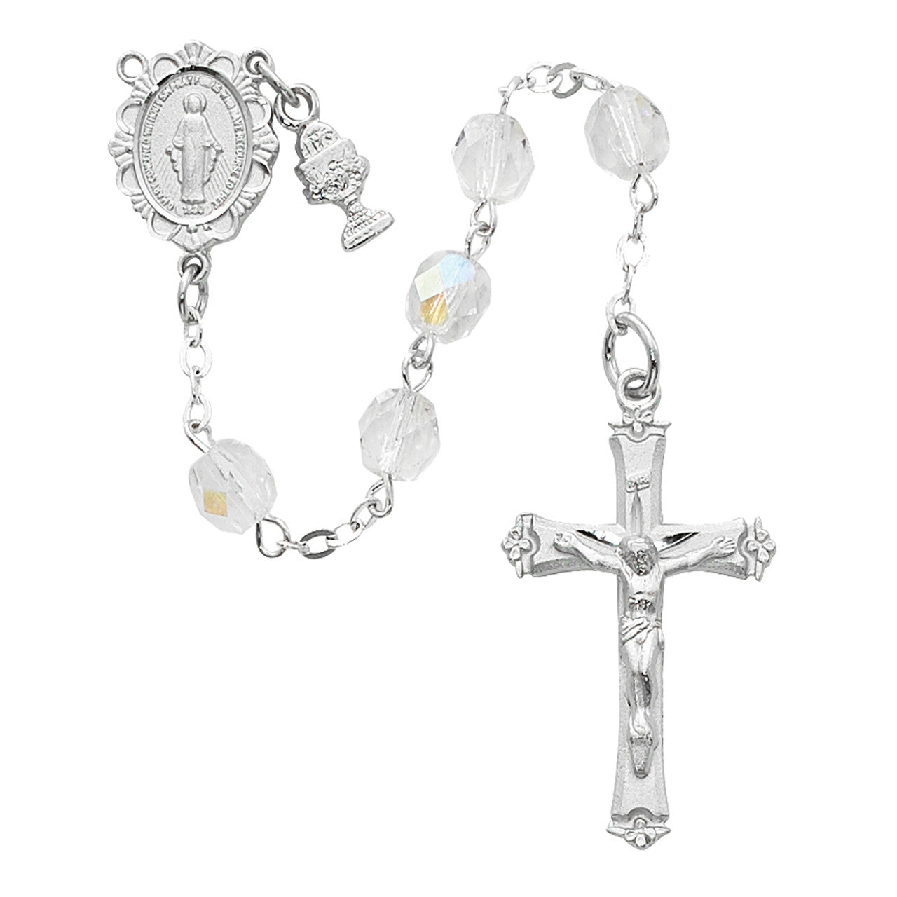 Crystal Rosary, 5mm Beads