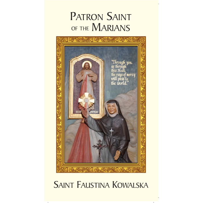 St. Faustina Kowalska: Patron Saint of the Marians card