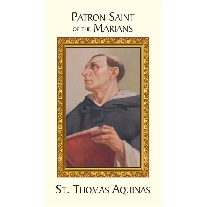St. Thomas Aquinas: Patron Saint of the Marians card