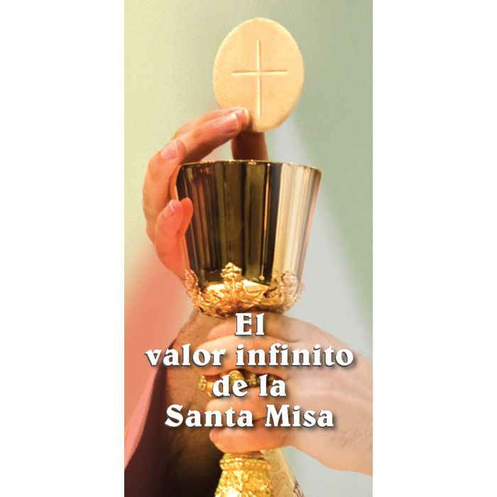 Infinite Value of the Holy Mass Pamphlet, Spanish