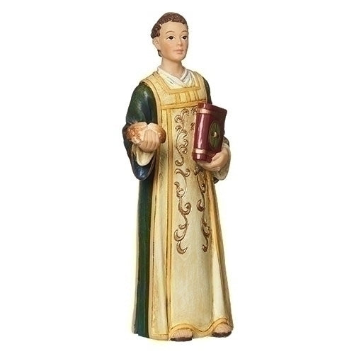 St. Stephen figurine, 4" tall