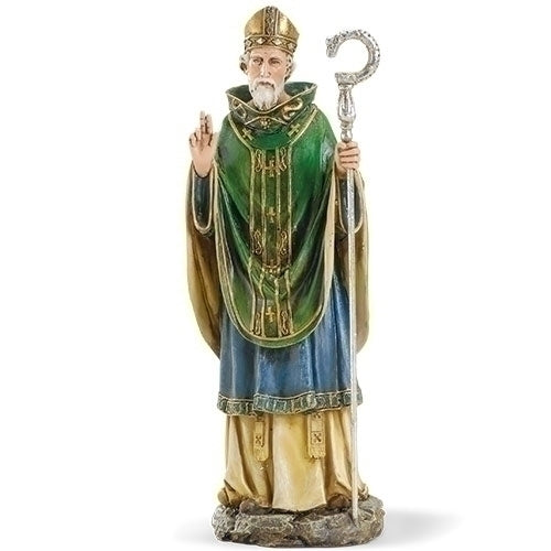 St. Patrick statue, 10.5" tall