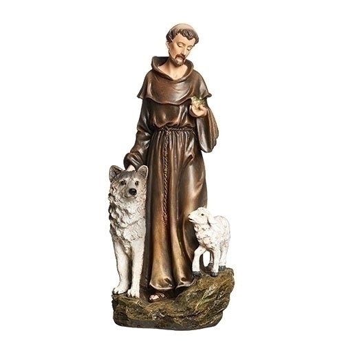 St. Francis statue, 9.75" tall