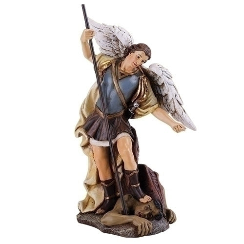 St. Michael statue, 4.75" tall