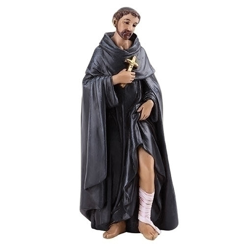 St. Peregrine figurine, 4" tall