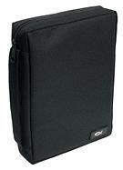 Fish fabric Bible Cover, Black: Large size