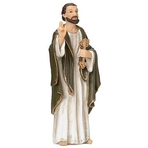 St. Peter figurine, 4" tall