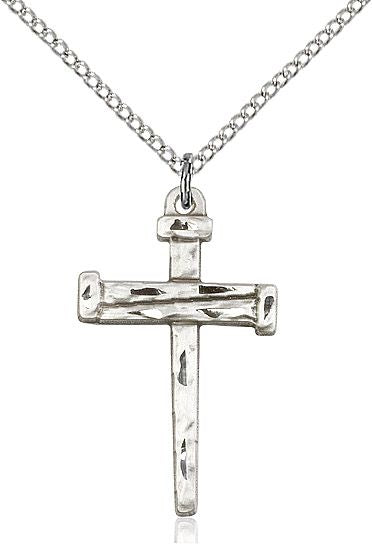 Nail Cross medal 00134, Pewter