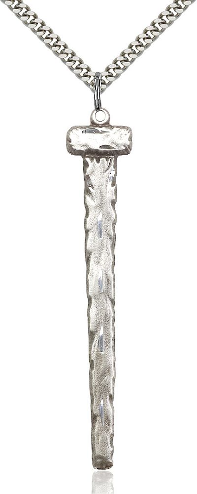 Nail medal 00524, Pewter