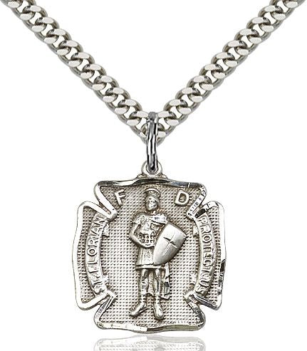 Saint Florian medal 00704, Pewter