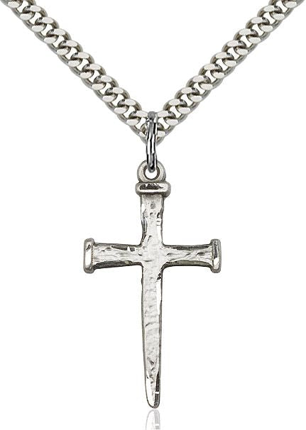 Nail Cross medal 00854, Pewter