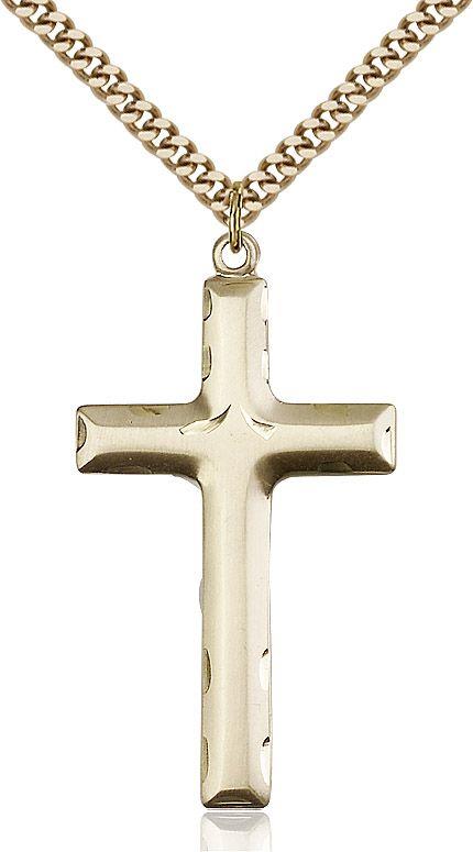 Cross medal 0644Y2, Gold Filled