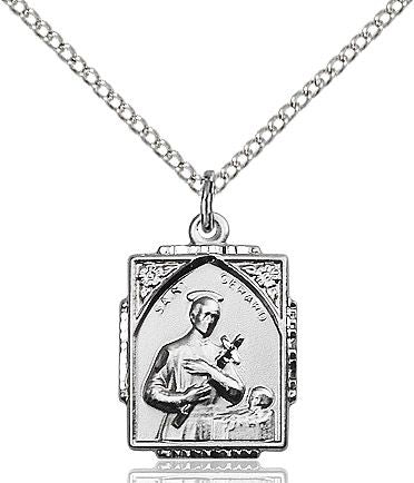 Saint Gerard Majella medal 0804G4, Pewter