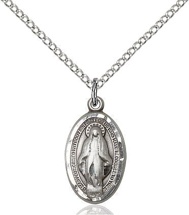 Miraculous medal 16094, Pewter