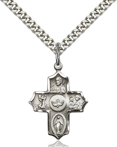 5-way Cross medal 42554, Pewter