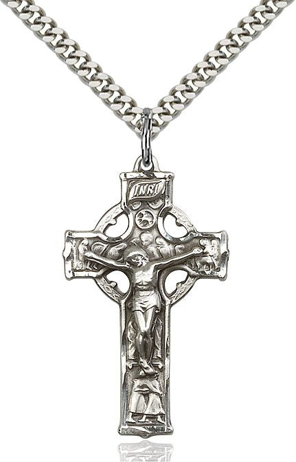 Celtic Crucifix medal 54404, Pewter