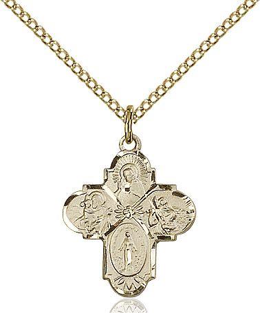 4-way Cross 54492, Gold Filled