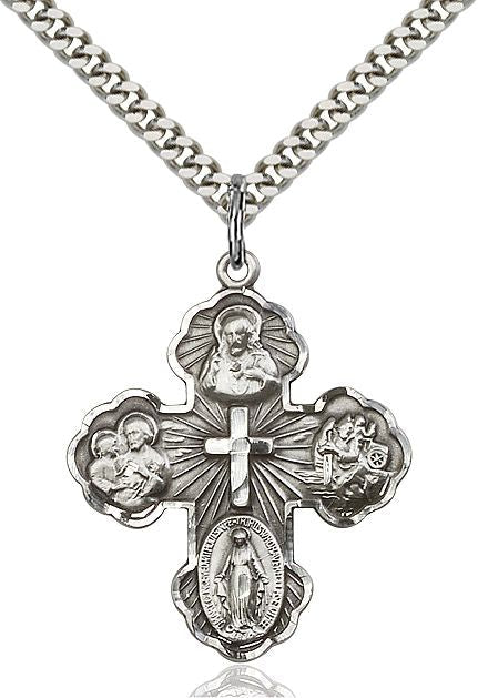 5-way Cross medal 54584, Pewter