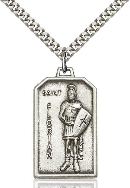 Saint Florian medal 57264, Pewter
