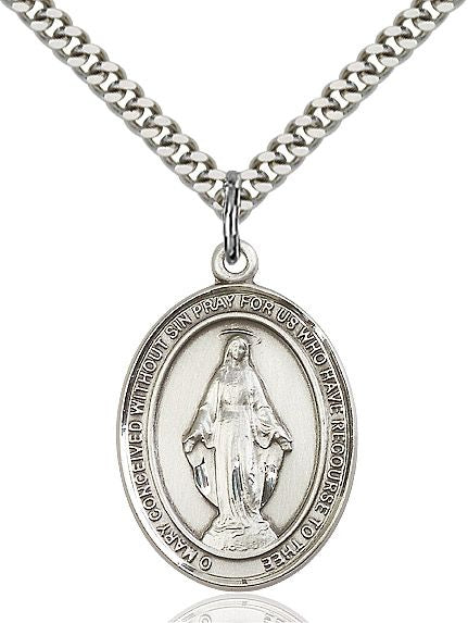 Miraculous medal 70784, Pewter
