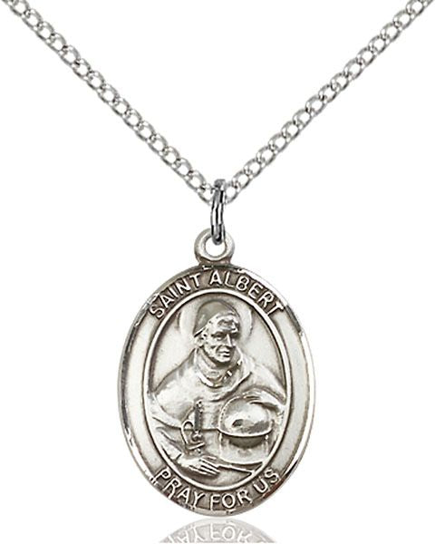 Saint Albert the Great medal S0014, Pewter