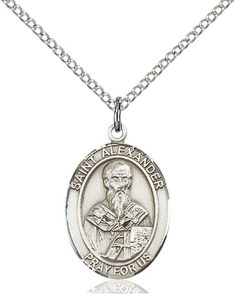 Saint Alexander Sauli medal S0124, Pewter