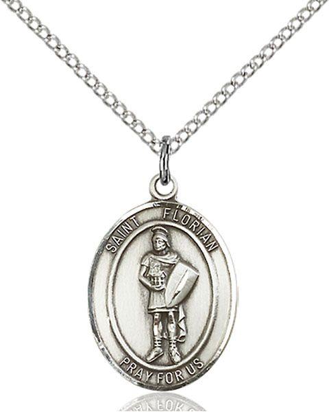 Saint Florian medal S0344, Pewter