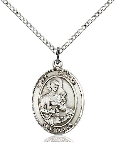 Saint Gerard Majella medal S0424, Pewter