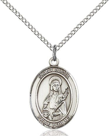 Saint Lucia of Syracuse medal S0654, Pewter