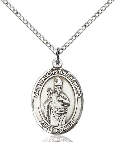 Saint Augustine of Hippo medal S2024, Pewter