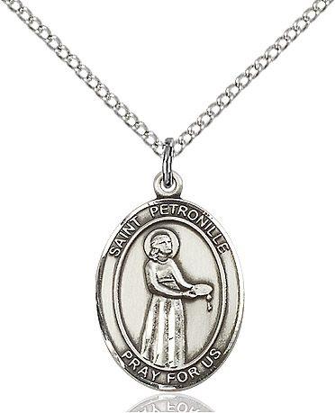 Saint Petronille medal S2091, Sterling Silver
