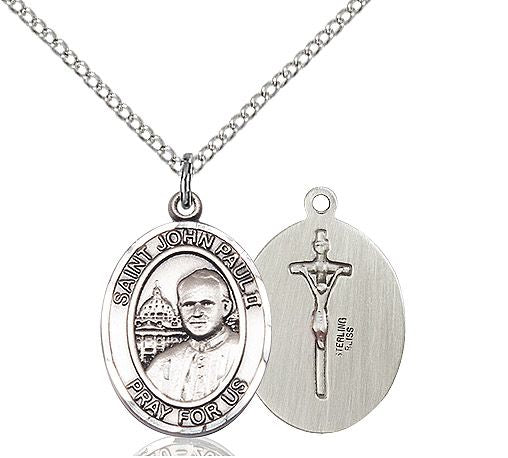Saint Pope John Paul II medal S2344, Pewter