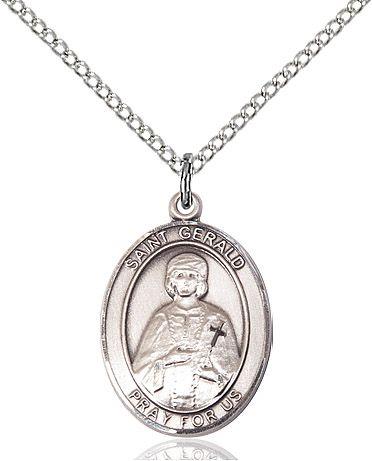 Saint Gerald medal S4041, Sterling Silver