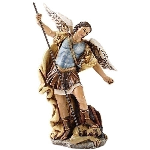 St. Michael statue, 7.25" tall