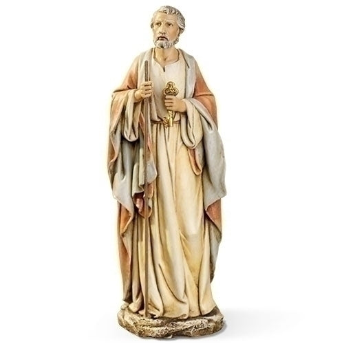 St. Peter statue, 10.5" tall