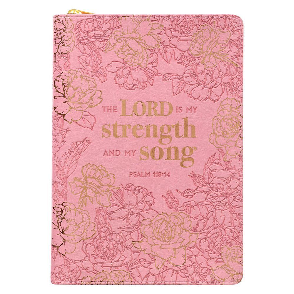 My Strength and My Song Journal: Classic Zip, Psalm 118:14