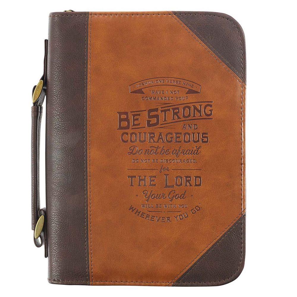 Be Strong and Courageous Joshua 1:9, Bible Cover: XLarge size