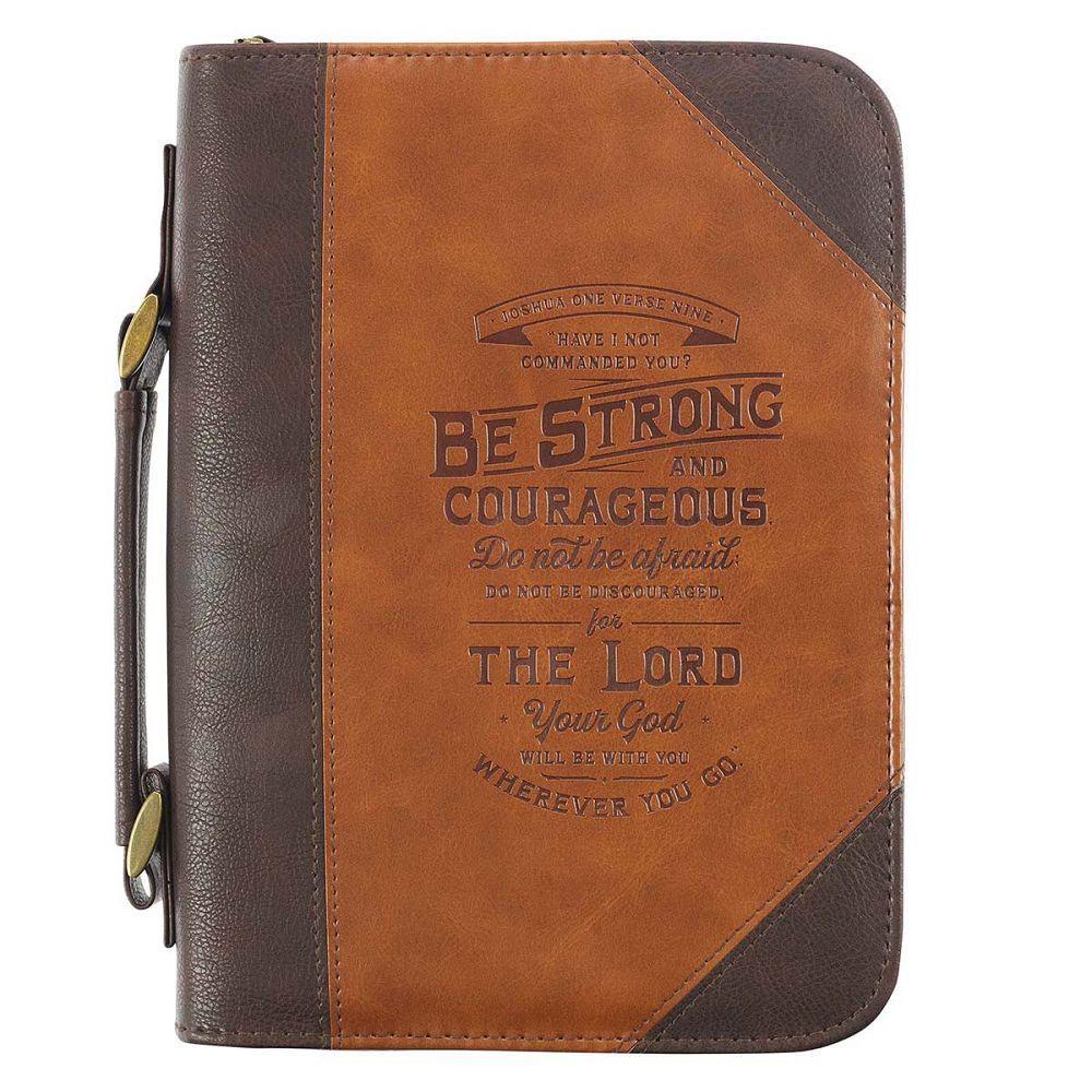 Be Strong and Courageous, Joshua 1:9 Bible Cover: Large size